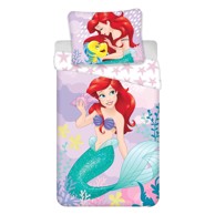 JERRY FABRICS Pamučna dječja posteljina Ariela "Pink" 140x200 cm, roza